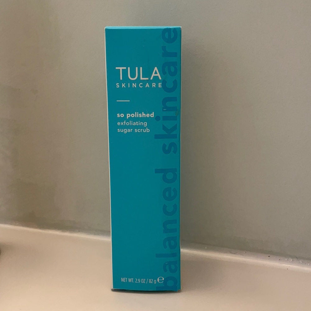 NEW Tula skincare so polished exfoliating sugar scrub